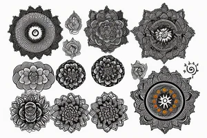 Mandala buddhism tattoo idea