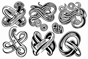 Infinity Grace tattoo idea