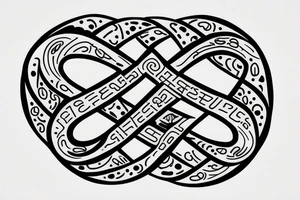 Infinity sign with the name Grace tattoo idea