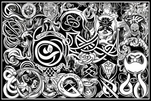 Infinity sign Grace tattoo idea