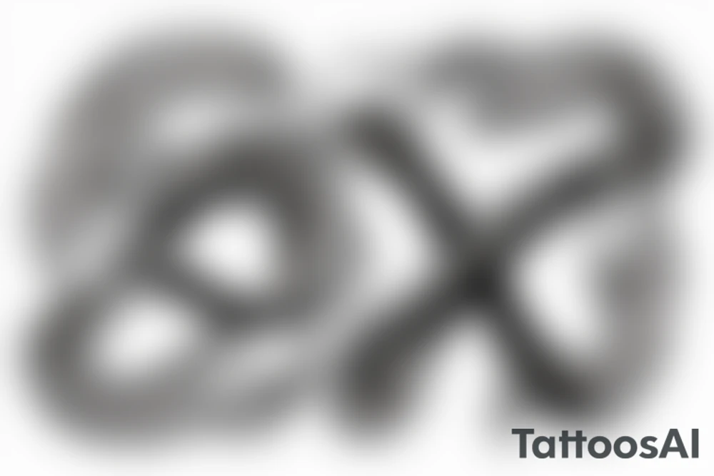 Infinity sign Grace tattoo idea