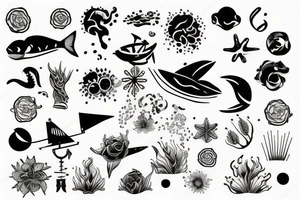 Something that reminds sea and summer tattoo idea