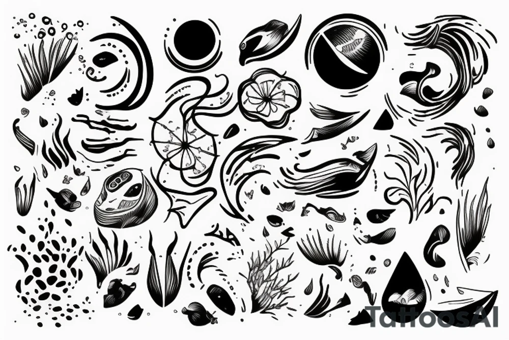Something that reminds sea and summer tattoo idea