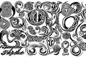 Infinity sign Grace tattoo idea
