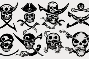 Pirate hook tattoo idea
