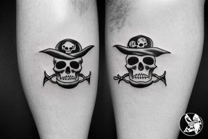 Pirate hook tattoo idea