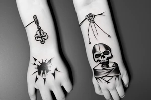 Pirates hand hook tattoo idea