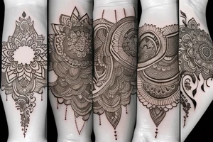 Henna girlie tattoo idea
