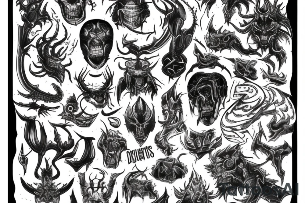 You cant defeat the demons you enjoy playing with tattoo idea