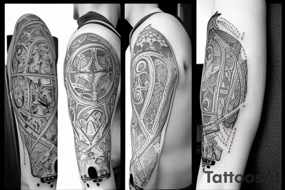 medieval tattoo tattoo idea