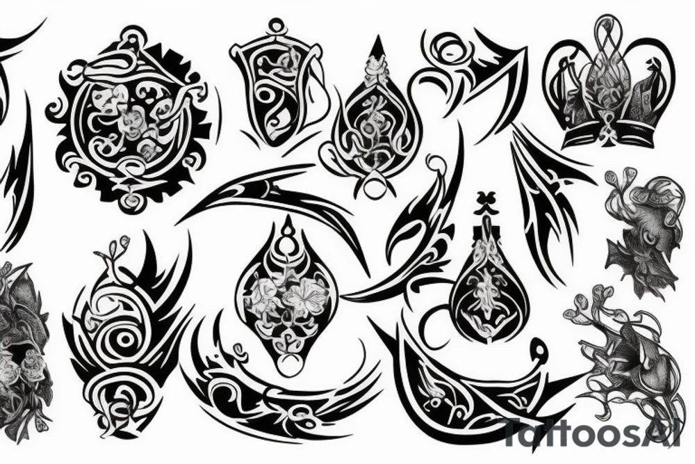 medieval tattoo tattoo idea