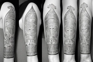 historically accurate medieval tattoo for woman tattoo idea