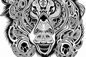 bear tattoo idea