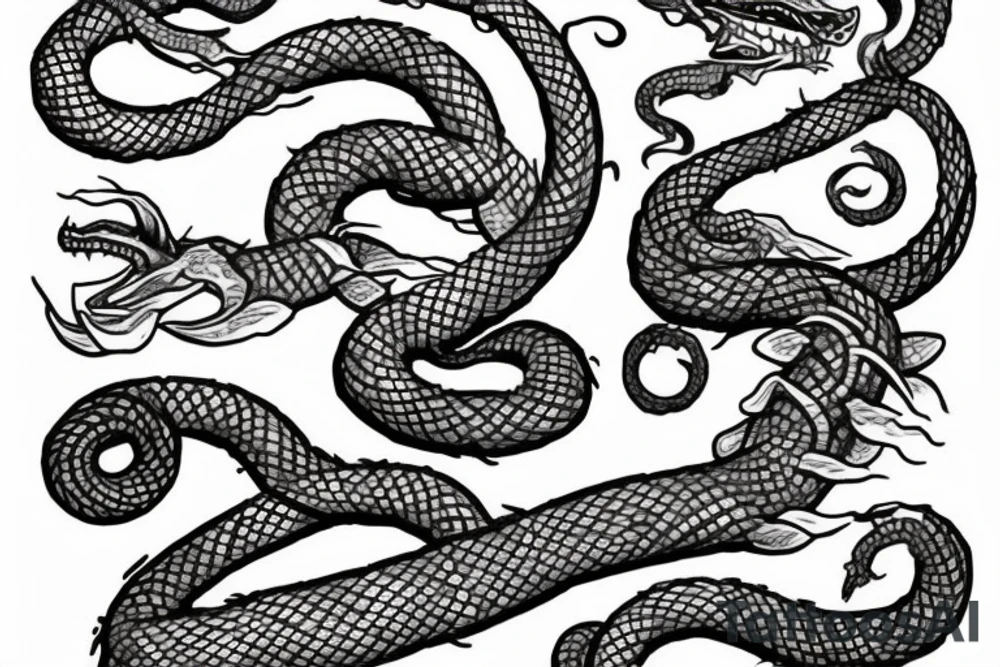 jormungandr tattoo idea