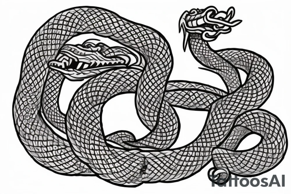 jormungandr tattoo idea