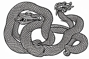 jormungandr tattoo idea