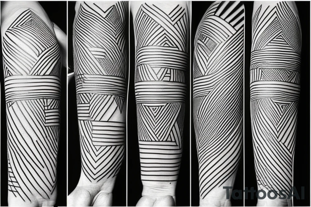 White line work on black, geometric design tattoo idea White line work on black, geometric design tattoo idea