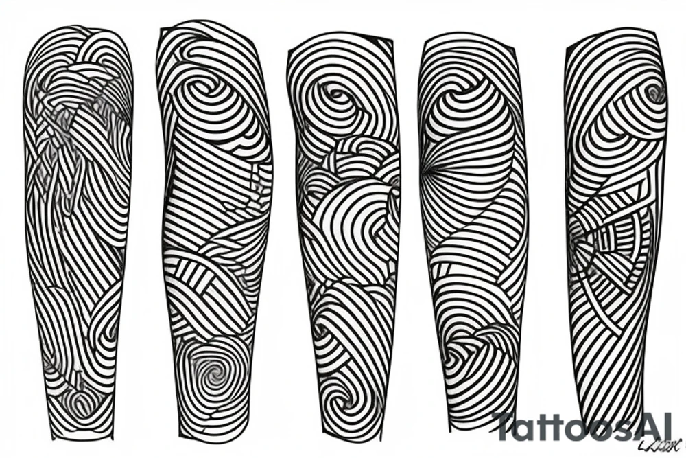 White line work on black, geometric design, flowers tattoo idea
