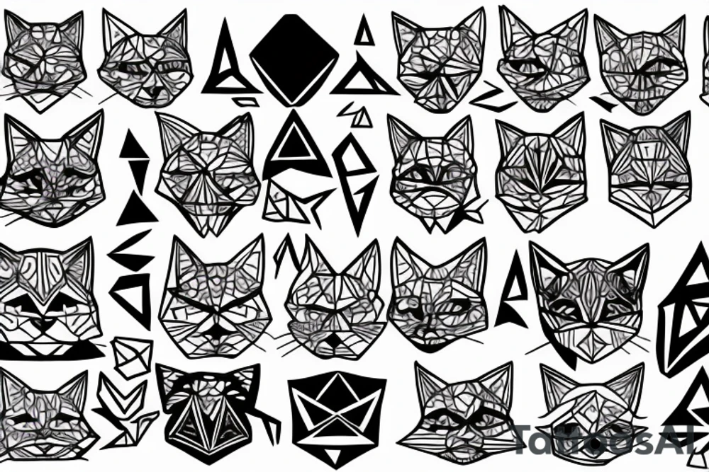 iluminati cat tattoo idea