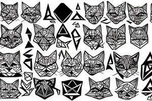 iluminati cat tattoo idea