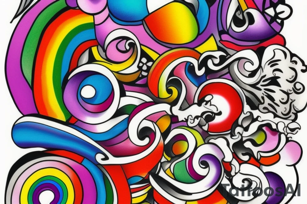 gay pride tattoo idea