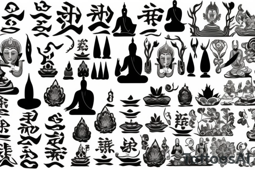 buddhist tattoo idea