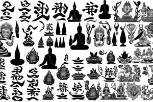 buddhist tattoo idea