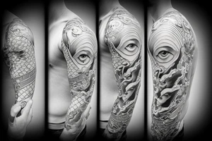 siggitarius with Shaolin monk tattoo idea