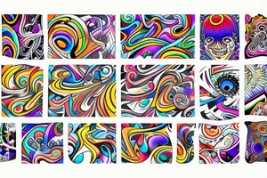 lsd visuals tattoo idea