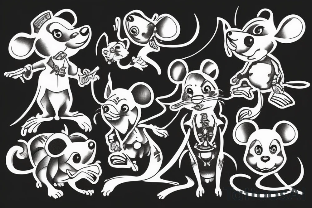 Patrol group from mouse gaurd tattoo idea