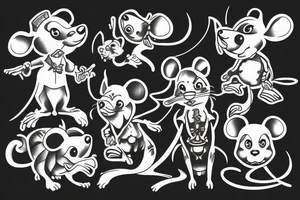 Patrol group from mouse gaurd tattoo idea