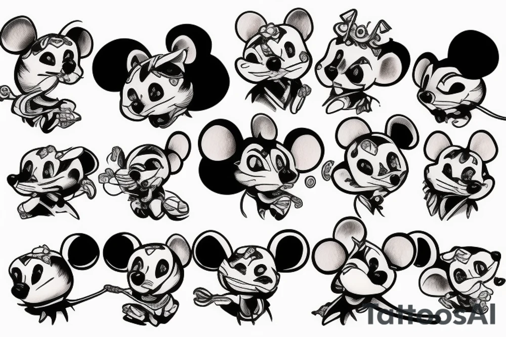 Patrol group from mouse gaurd tattoo idea