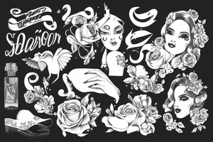 Cameo tattoo idea