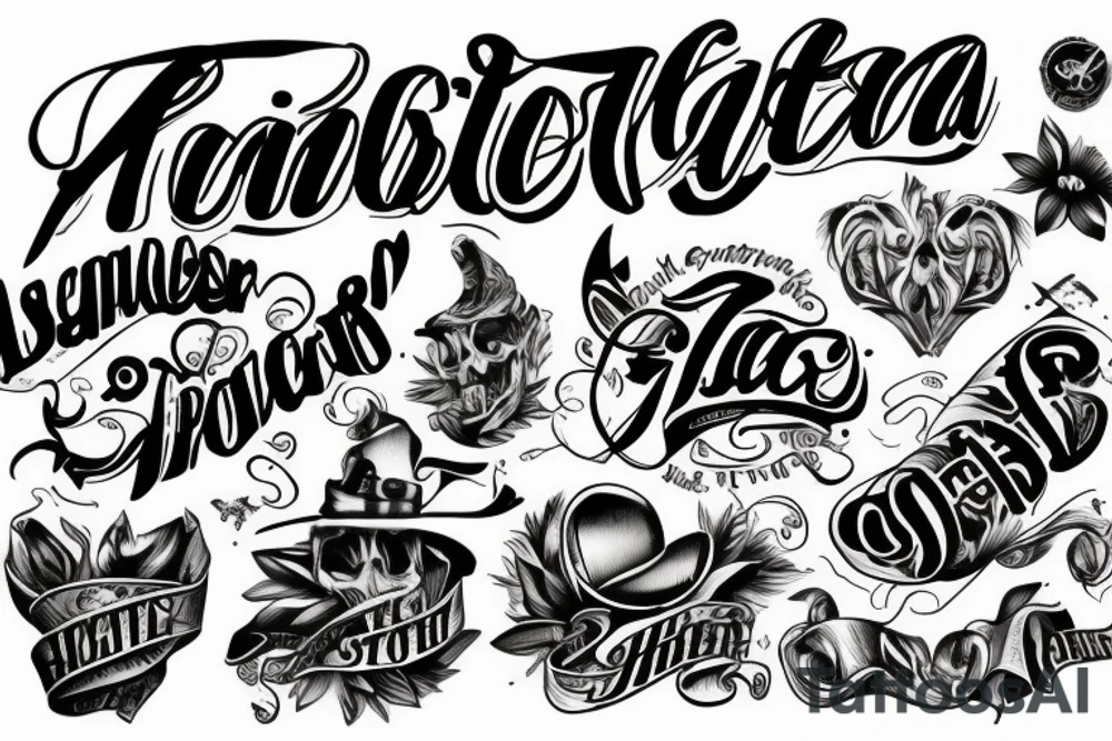 Gangster tattoo idea