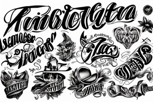 Gangster tattoo idea