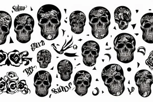 SUBDWHYS with skull tattoo idea