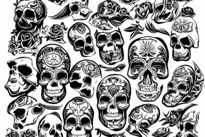 SUBDWHYS with skull tattoo idea