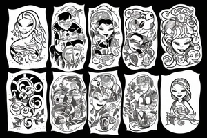 Love resilience life family tattoo idea