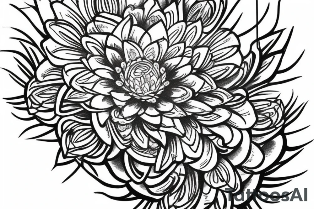 wink buddha lotus flower tattoo idea
