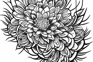 wink buddha lotus flower tattoo idea