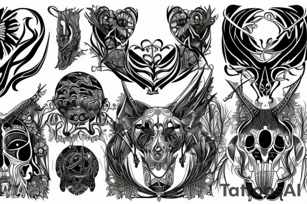 symmetry tattoo idea