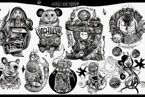 Hitchhiker's guide to the galaxy 2 mice gods last message to his creation tattoo idea