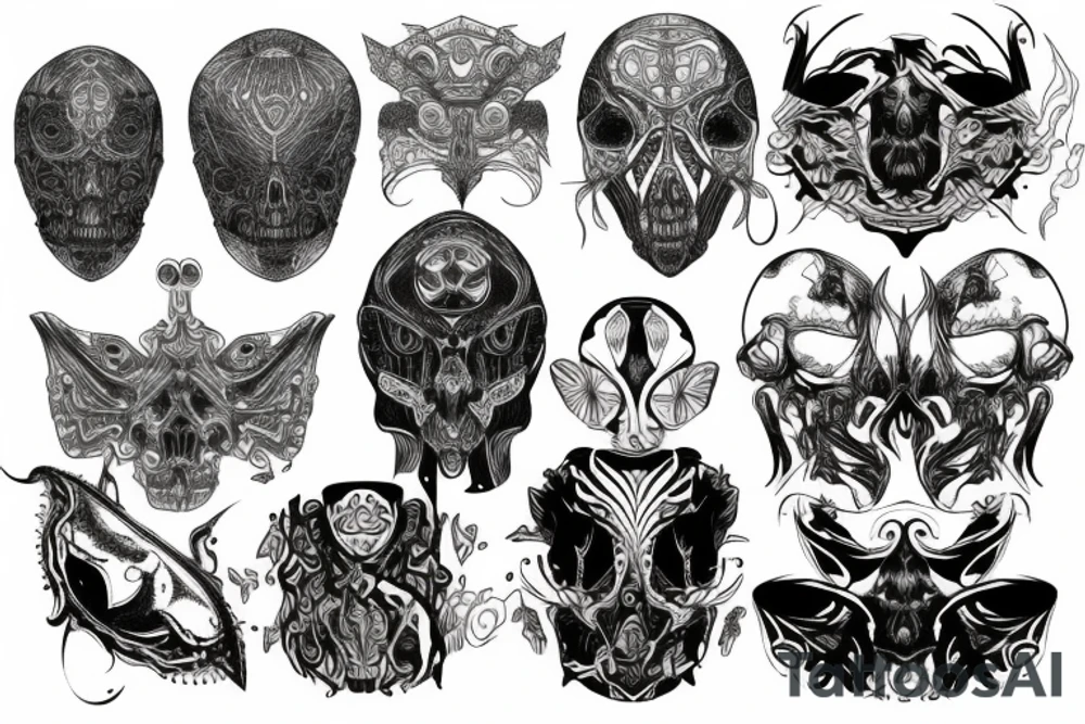 symmetry tattoo idea