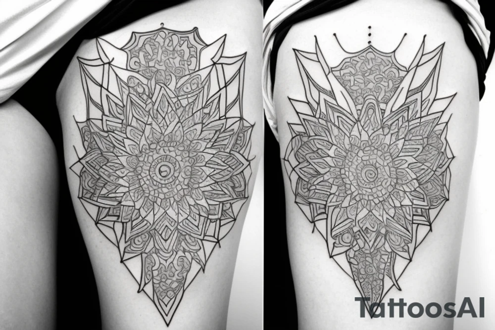 symmetry tattoo idea