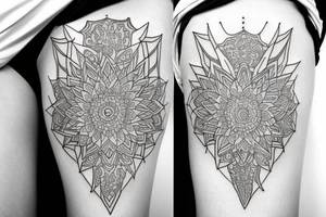 symmetry tattoo idea