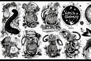 Hitchhiker's guide to the galaxy, 2 mice, gods last message to his creation tattoo idea