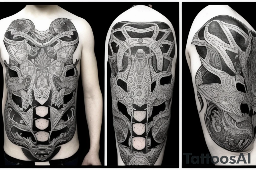 symmetry tattoo idea