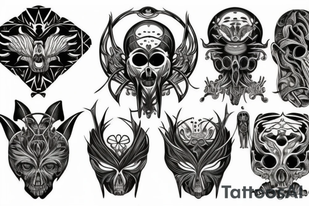 symmetry tattoo idea