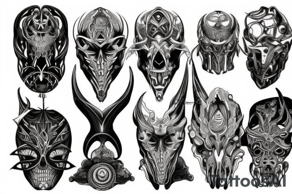 symmetry tattoo idea