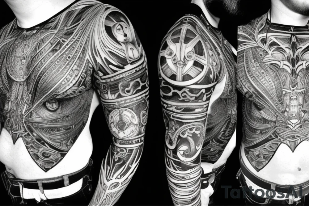 symmetry tattoo idea
